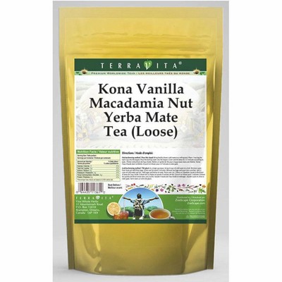 TerraVita Kona Vanilla Macadamia Nut Yerba Mate Tea (Loose) (8 oz, ZIN: 564541, 3-Pack)