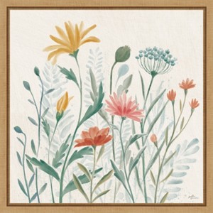 Amanti Art Wildflower Vibes III by Janelle Penner Canvas Wall Art Print Framed 16 x 16-in. - 1 of 4