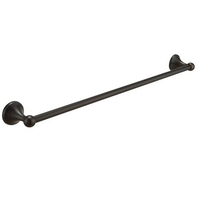 BWE Traditional 24 in. Wall Mounted Bathroom Accessories Towel Bar Space Saving and Easy to Install