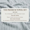 Luxury Cotton Ribbed Texture Towel Set - Great Bay Home. - 4 of 4