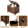 23.6"L Storage Chest with Lift-Top & 2 Safety Hinges, Sturdy Entryway Storage Bench, Multi-Functional Shoe Bench - 4 of 4