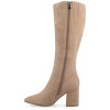 Journee Collection Wide Width Extra Wide Calf Womens Ameylia Tru Comfort Foam Covered Block Heel Pointed Toe Boots - image 2 of 4