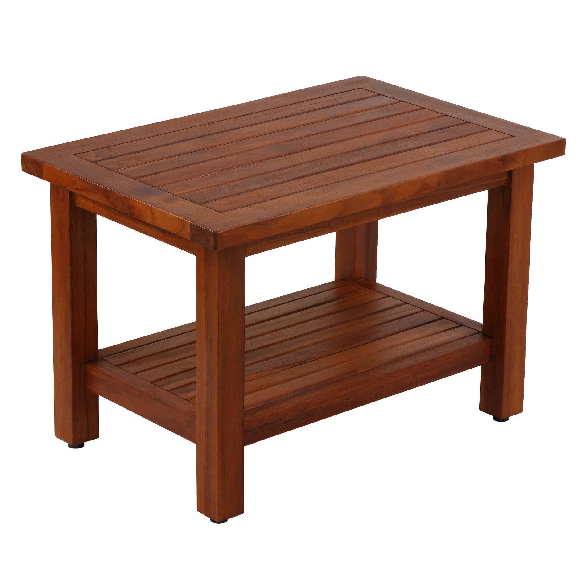Bare Decor Fieta Solid Teak Wood Coffee End Table
