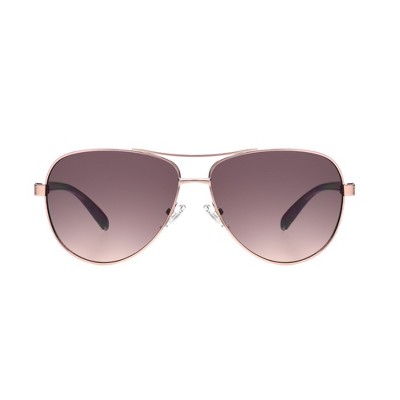 Women's Aviator Sunglasses - A New Day™ Bright Gold