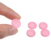 Unique Bargains Sewing Resin Round Flat 4-Hole Replacement Craft Buttons 20 Pcs - 4 of 4