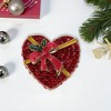 Unique Bargains Christmas Brooches Wreath Wind Chime Alloy Dripping Wax Multicolor 1.57"x2.17" 1 Pc - 2 of 4