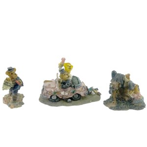 Boyds Bears 2.0 Inch Honey And Butch Bearlywed Bearly-Built Villages Wedding Figurines - 1 of 4