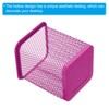 Unique Bargains Iron Large Capacity Mesh Office Home Pencil Holders 2 Pcs - 3 of 4
