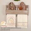 Easter on the Farm Chick Pattern Natural Muslin Tea Towel Set of 2 19x28  VHC Brands - 3 of 3