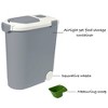 Ashfield & Harkness: Airtight Pet Food Storage Container - 30lbs/36 Qt, Grey - 2 of 4
