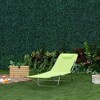 PAGED Folding Lawn Chair Camping Chair with Pillow Steel Frame, Breathable Mesh for Camping, Garden, Beach, Patio - 4 of 4