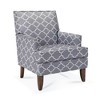 28.9" Fabric Accent Chair with Nail Trim and Easy-Clean Legs - 3 of 4