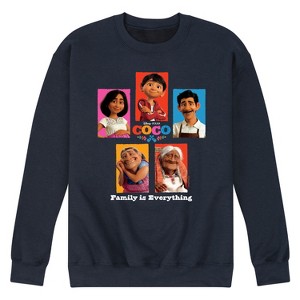Men's - Coco - Family Is Everything Graphic Fleece Sweatshirt - 1 of 4