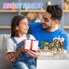 INFURNIC 3D Puzzles Mini Building Blocks Set 667 PCS Christmas Tree Model Fun Creative Toy for Teens and Adults, Red, 7.8"*5.85"*3.12" - 3 of 4