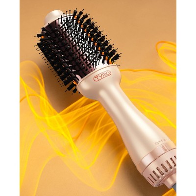 TYMO Volumizer Hot Air Brush Hair Dryer - Champagne Pink - 1200 Watt