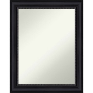 Amanti Art Astor Black Non-Beveled Bathroom Wall Mirror - 1 of 4