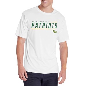 George Mason University Collegiate Sleek Men's Sport Active T-Shirt, White, 2X-Large - 1 of 4
