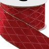 Diamond Pattern Wired Ribbon 2.5" x 5 Yds. - 3 of 3