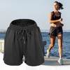 Unique Bargains Women's Flowy Running Shorts Casual High Waisted Workout Shorts 1Pc - 2 of 4