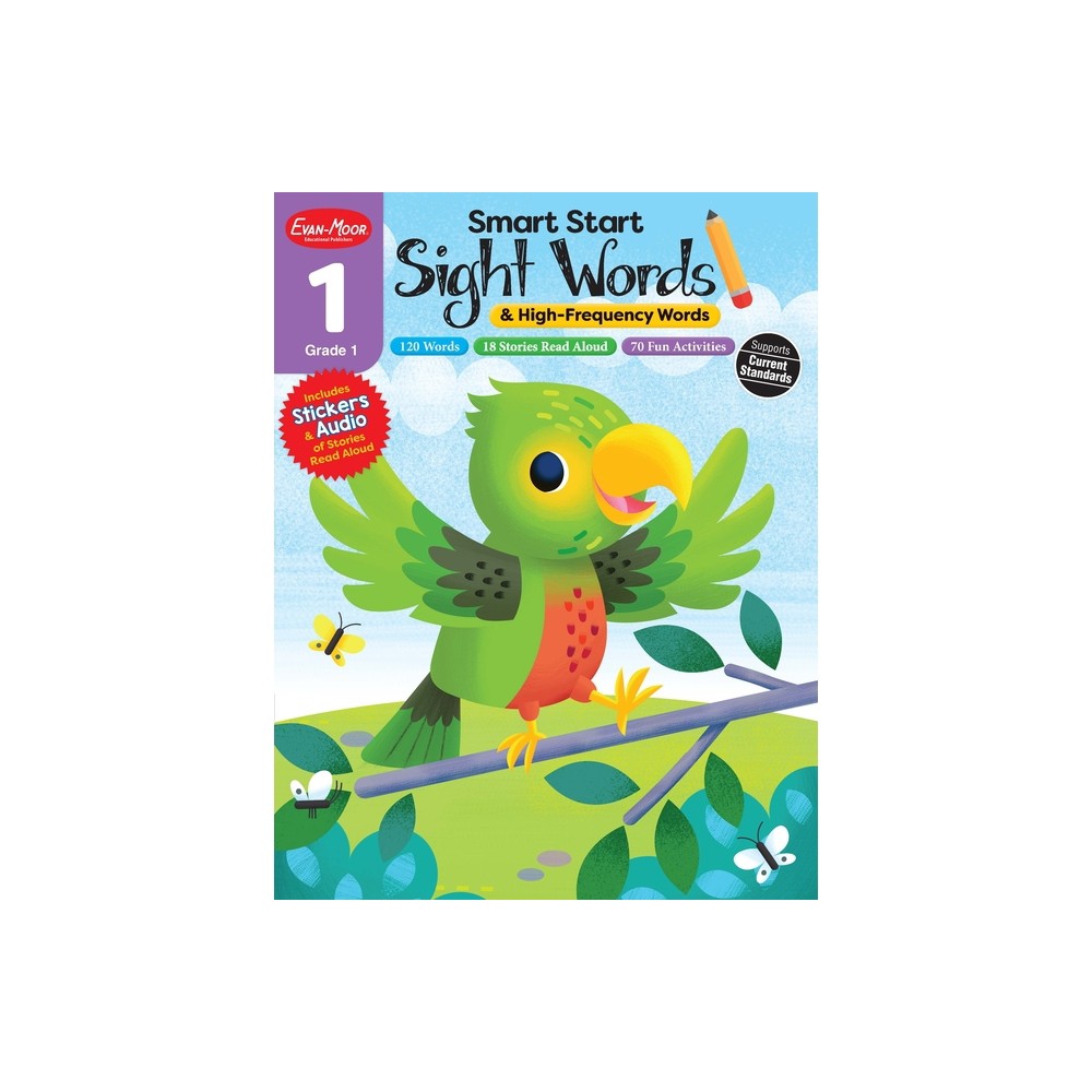 Smart Start: Sight Words & High-Frequency Words, Grade 1 Workbook - (Smart Start: Sight Words and High-Frequency Words) (Paperback)