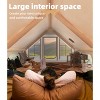 Inflatable Camping Tent, Large Inflatable Tent House with Air Pump, Quick Assembly, Waterproof Oxford Fabric Suitable for All Seasons - 3 of 4
