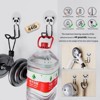 phiestina 10-Pack Heavy Duty Garage Storage Hooks, Steel Utility “J” Wall Mount, Non-Slip PVC, for Bikes, Ladders, Chairs, Garden & Tools Organization - 3 of 4