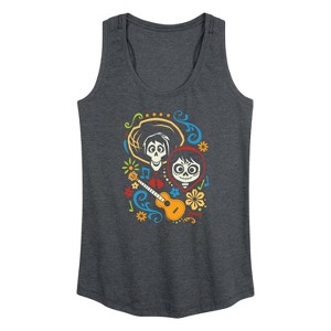 Women's - Coco - Hector And Miguel Graphic Racerback Tank - 1 of 4