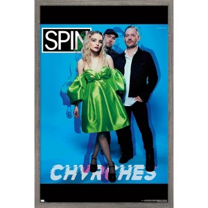 Trends International SPIN Magazine - CHVRCHES 21 Framed Wall Poster Prints - 1 of 4