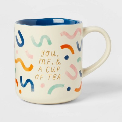 16oz Stoneware You, Me and a Cup of Tea Mug - Opalhouse™