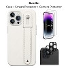 SaharaCase iPhone 14 Pro Max 6.7" Bundle FingerGrip Series Case with Tempered Glass Screen and - 2 of 4