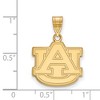 Black Bow Jewelry 10k Yellow Gold Auburn Tigers NCAA Medium Pendant - 2 of 3