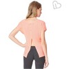 Aeropostale Womens Striped Cocoon Embellished T-Shirt, Orange, Medium - 2 of 3