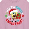 Women's - SpongeBob SquarePants - Have A Swell Christmas Graphic Racerback Tank - 2 of 4