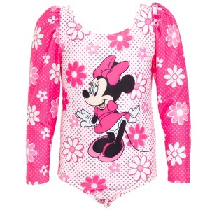 Disney Minnie Mouse Girls One Piece Bathing Suit Little Kid to Big Kid - 1 of 4