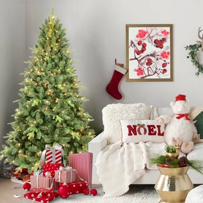 NAYSAYE Christmas Tree Stand 6FT Classic Tree with Realistic Branches for Holiday Decorations, Green, 47"*72"*20.27"