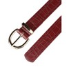INSPIRE CHIC Women's Alligator Embossed Belts Leather Waist Alloy Pin Buckle Belt - 2 of 4