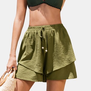 Women's Shibori Beach Shorts: Effortless Chic for Summer Days - Cupshe - 1 of 4