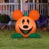 Disney Airblown Inflatable Cutie Mickey Mouse Disney , 3 ft Tall, Orange - 2 of 4