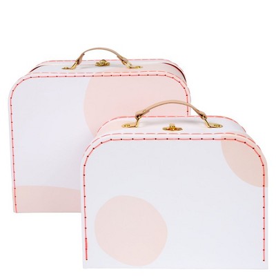 target pink luggage