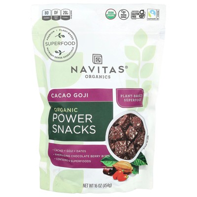 Navitas Organics Organic Power Snacks, Cacao Goji, 16 oz (454 g)