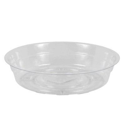 Curtis Wagner Plastics Vinyl Plant Saucer, Clear, 6-Inch Diameter
