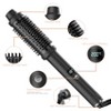 YEVYO Thermal Brush,1.5 in Ionic Heated Round Brush Makes Hair Smoother, 110-240V 30S Fast Heating 5 Temperatures - Black - 2 of 4