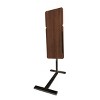 GlasFlength Folding Tables Overbed Table with Wheels Adjustable Mobile Surface Fashion Design for Bedside Comfort, Black, 31.4"*15.7"*20.09" - 4 of 4