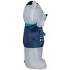 Gemmy Christmas Airblown Inflatable Hanukkah Polar Bear, 4 ft Tall, Multicolored - 3 of 4