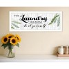 HomeRoots The Laundry Room White and Brown Framed Print Laundry Wall Art - 2 of 3