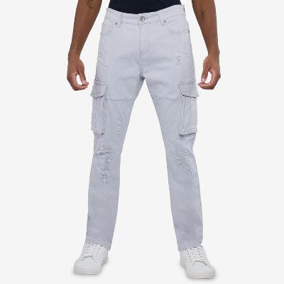 RAW X Men's Multi Cargo Pocket Denim Pants