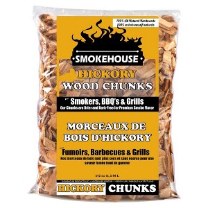 Smokehouse Hickory Wood Chips, All Natural for Premium Smoke Flavor, 12 pack - 1 of 4
