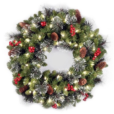 Red, White and Green Wreath W/Sweet Dreams Christmas - Small — Kittie's  Warriors Foundation