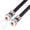 SatelliteSale Digital RG-6/U 75 Ohm Coaxial Cable with F-Type Waterproof Connectors Indoor/Outdoor Universal Wire Black Cord 100 feet - 2 of 4