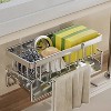 Attop Over-Sink Kitchen Organizer - Sponge Holder & Drying Rack with Faucet Mount, Space-Saving Storage for Sponges and Brushes - 4 of 4